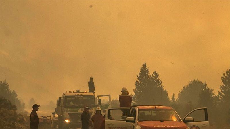 Incendios en El Bolsón: Se agrava la situación