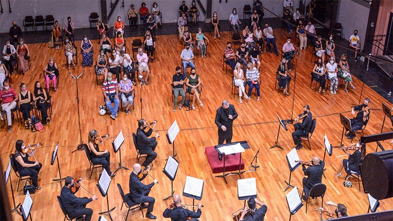 Por caso sospechoso de covid, suspenden el concierto de la Orquesta Sinfónica de Entre Ríos de este sábado
