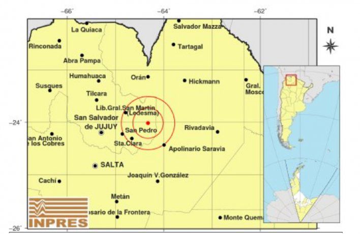 Fuerte temblor de 4.8 se registró en distintos puntos de Jujuy