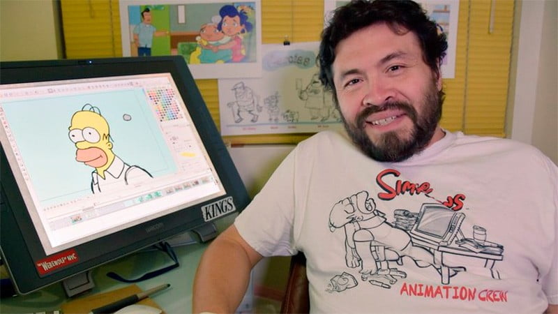 Murió Edwin Aguilar: Dibujó a “Los Simpson” durante más de dos décadas