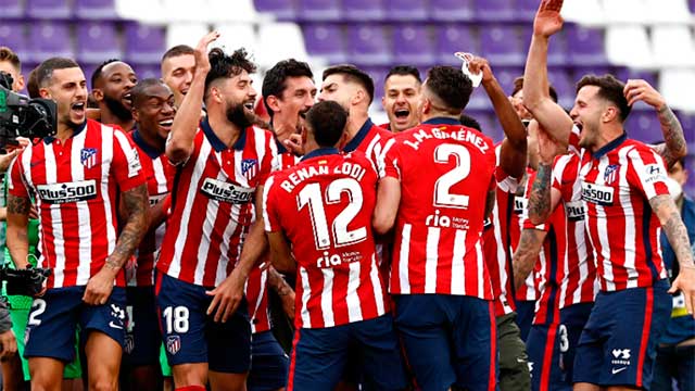 El Atlético Madrid de Diego Simeone se consagró campeón de la Liga de España