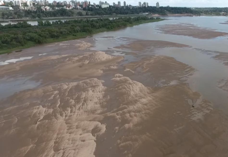 Pronóstico del INA: El río descendería a 20 centímetros debajo del nivel cero