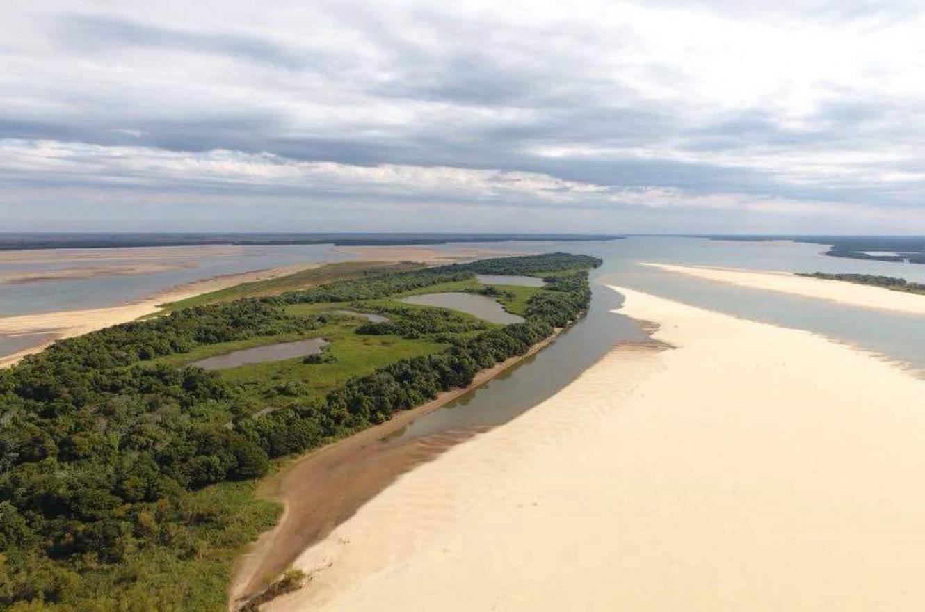 Otro record: El río Paraná llegó a 5 centímetros este lunes en el puerto de la capital entrerriana
