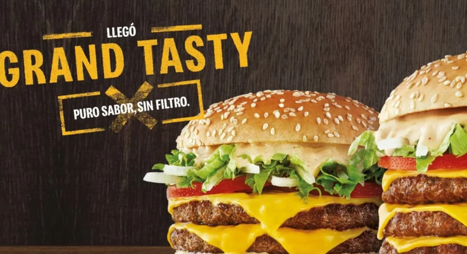 McDonald’s anuncia el lanzamiento  de la Grand Tasty