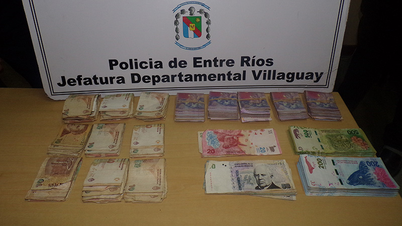 Villaguay: Detuvieron a sujeto por el robo de bebidas y $39.000 de un comercio