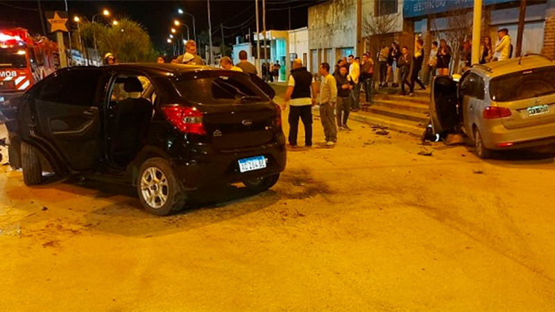 Chajarí: Conductora alcoholizada que viajaba junto a siete amigas chocó contra otro auto