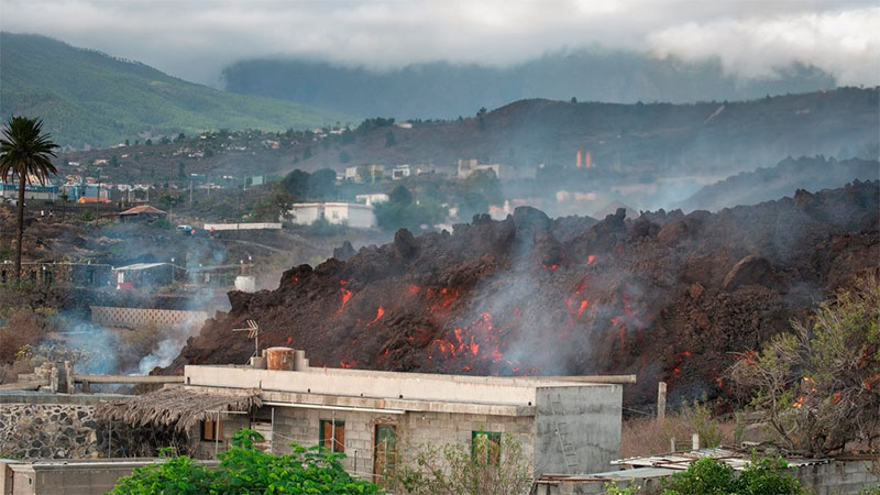 Aumenta la actividad explosiva del volcán de La Palma