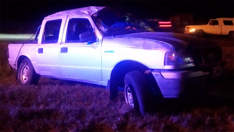 En Chajarí una mujer embarazada perdió la vida al volcar la camioneta que conducía