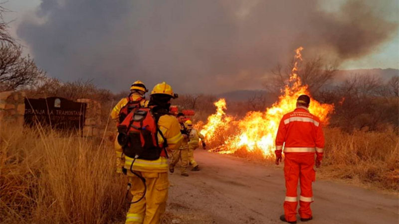 Incendios activos afectan a siete provincias argentinas