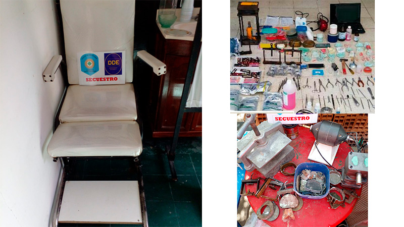 En Paraná y Diamante allanaron consultorios odontológicos clandestinos: Lo que secuestraron