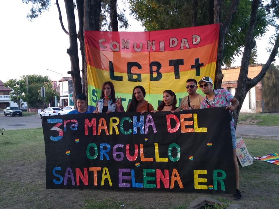 Se realizó la Tercera Marcha del Orgullo en Santa Elena