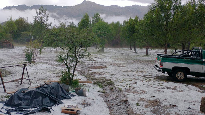 Intensa tormenta de granizo en una localidad cordobesa: videos