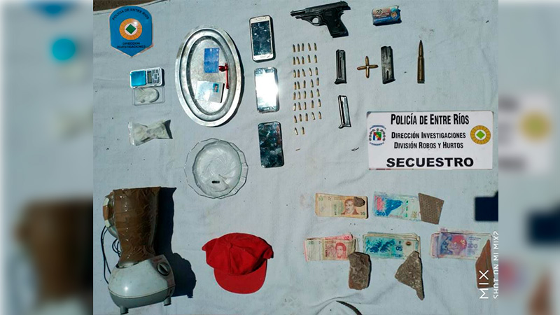 Paraná: Salió de la cárcel, asaltó a una mujer y vendía droga en la casa