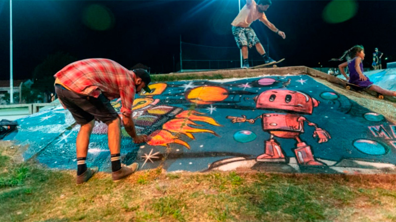 Comienza un nuevo Encuentro de Arte Emergente en el Skatepark