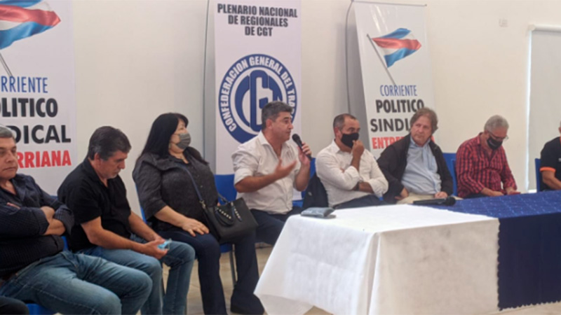 Acto de la Corriente Político Sindical Entrerriana en Concepción del Uruguay
