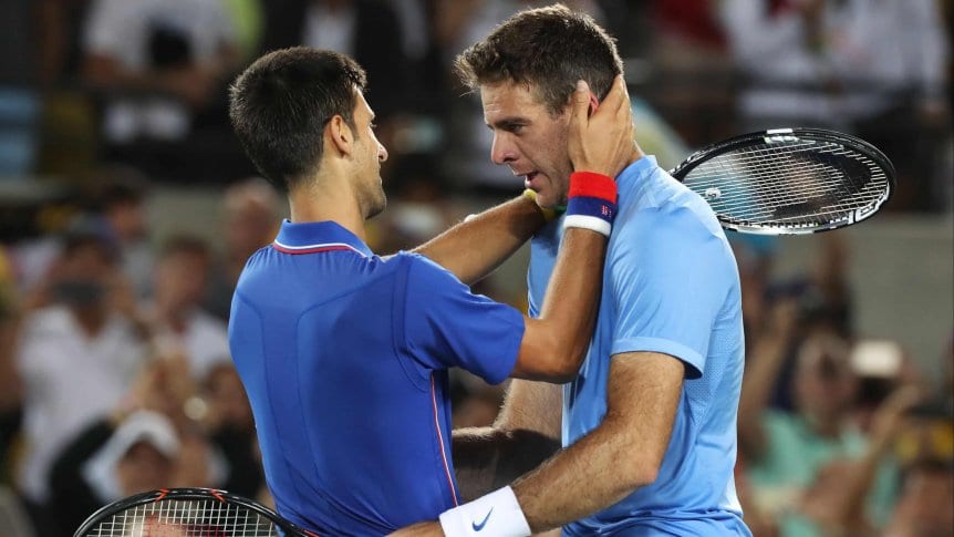 Novak Djokovic despidió a Juan Martín Del Potro con un sentido mensaje