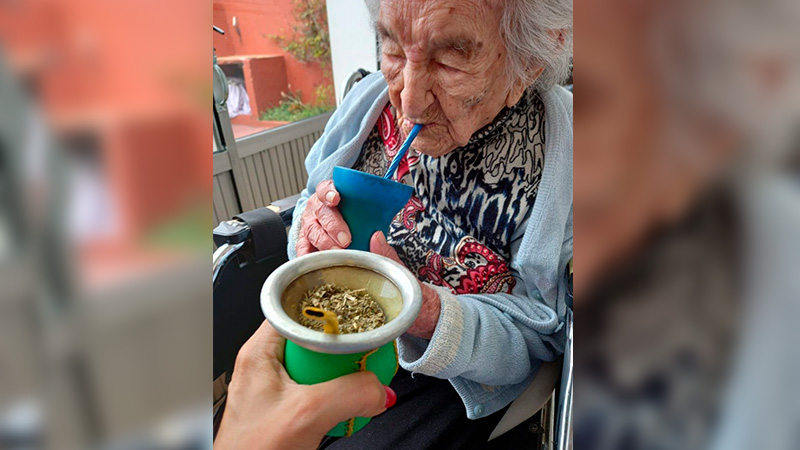 Con 115 años, Casilda se convirtió en la mujer más longeva de la Argentina