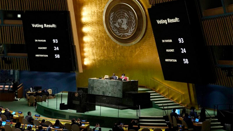La Asamblea General de la ONU suspendió a Rusia del Consejo de DD.HH.