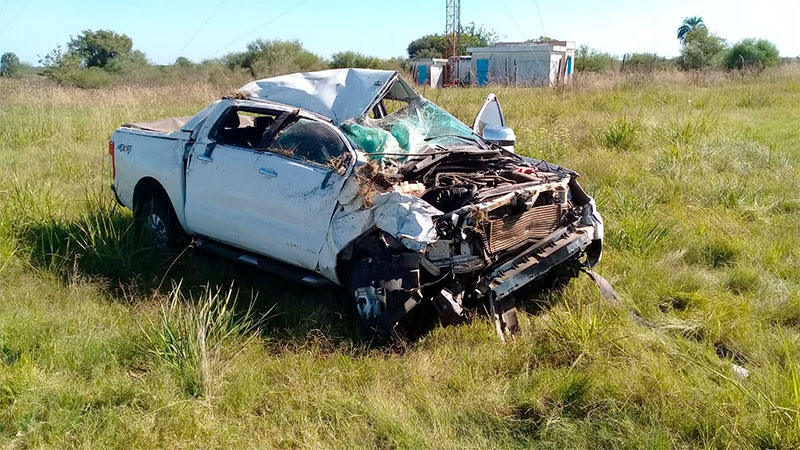 Dos fallecidos por accidente en Ruta 18: Murió un hombre y un bebé de 4 meses