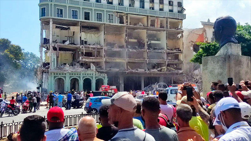 Explosión y derrumbe en hotel de Cuba: Suben la cantidad de muertos y heridos