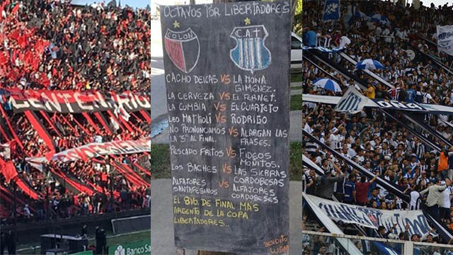 El ingenioso cartel que palpita el duelo entre Colón y Talleres por la Libertadores