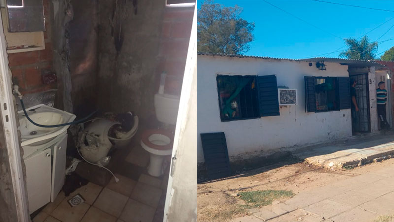 Un corto circuito en un lavarropa originó un incendio en una vivienda de Paraná
