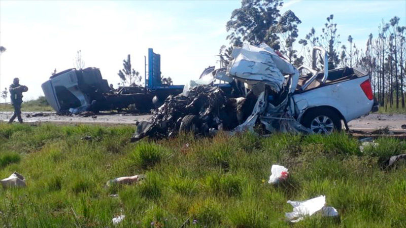 Camionero entrerriano se vio involucrado en un choque fatal: dos fallecidos