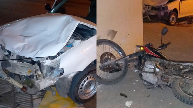 Violento accidente en La Paz dejó un herido de gravedad