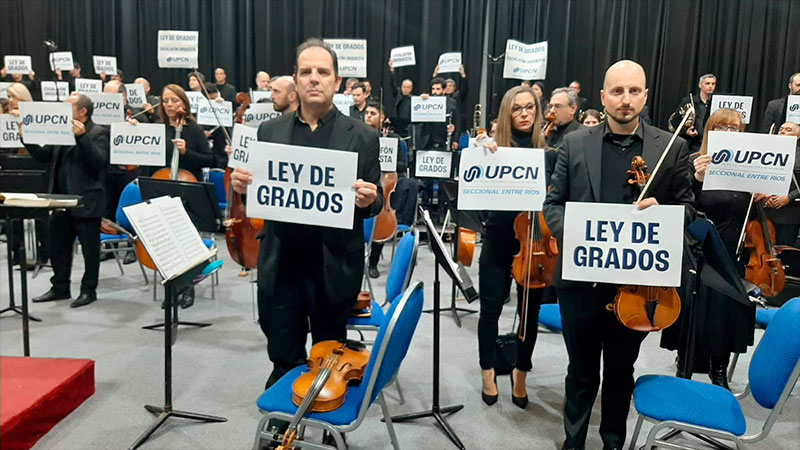 La Orquesta Sinfónica dará una conferencia de prensa por la Ley de Grados