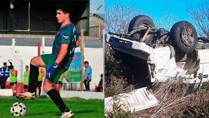 Sentida despedida a joven futbolista entrerriano que murió en un accidente