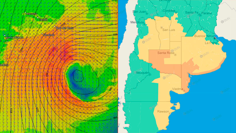 Ciclón extratropical afectara parte del país: Cuando llega y que lugares abarca