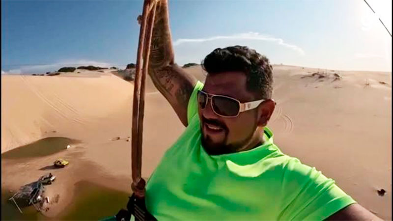 Video susceptible: Turista filmó su propia muerte al romperse una tirolesa en Brasil