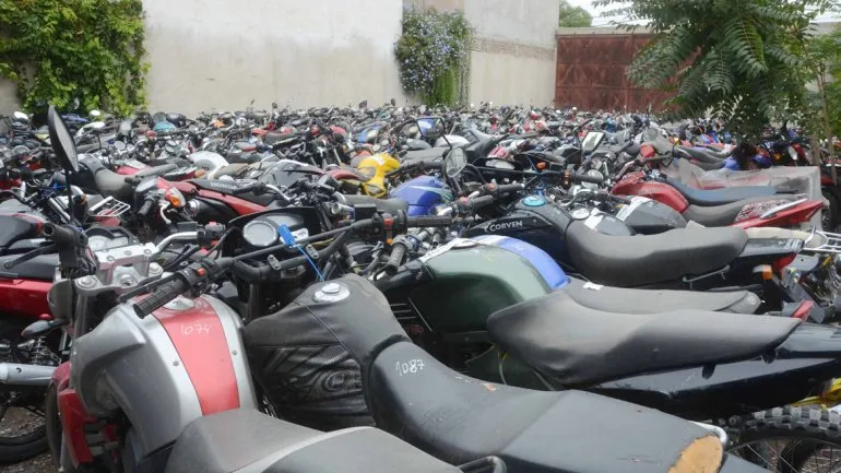 Se ordeno compactación de mas de 7.000 motos en Paraná