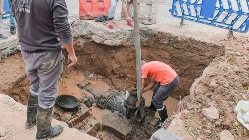 Restringen el suministro de agua en la parte sudeste debido a trabajos ...