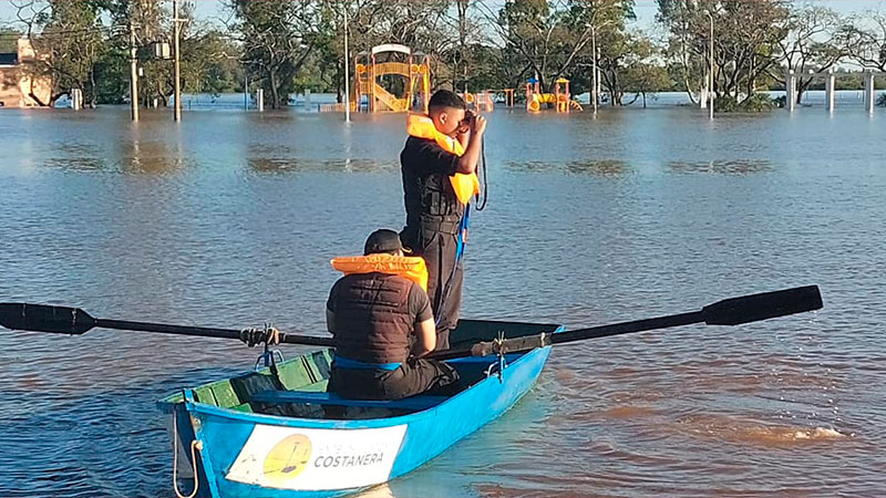Crecida del río Uruguay: Ya son más de 1.200 las personas evacuadas en Concordia