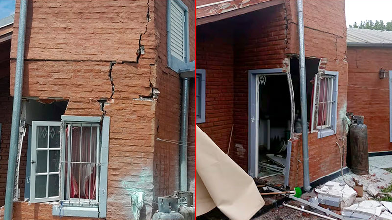 Explosión del calefón provocó impresionantes daños en una vivienda de Gualeguay