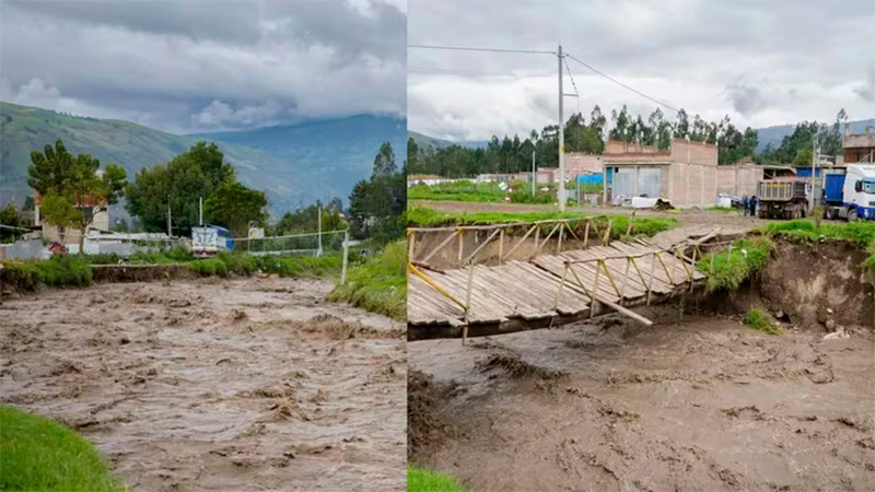 Seis muertos y tres desaparecidos por tormentas y crecidas de ríos en Perú