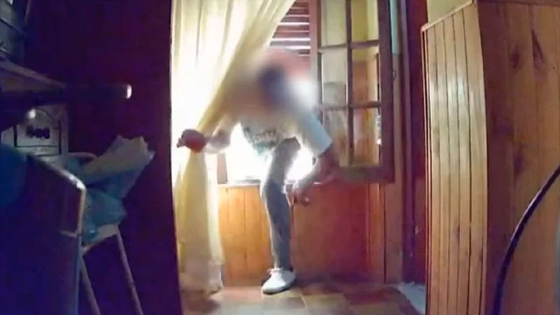 EL VIDEO: Puso una cámara para saber quién le robaba a sus padres y se sorprendió