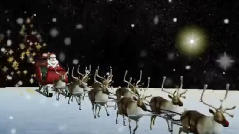 Papá Noel EN VIVO en este momento: la ruta de Santa Claus en directo