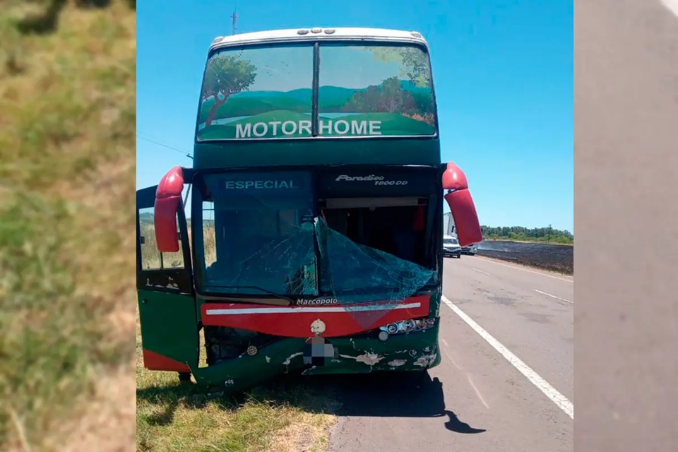 Choque entre un utilitario y un motorhome en Gualeguaychú dejó varios heridos