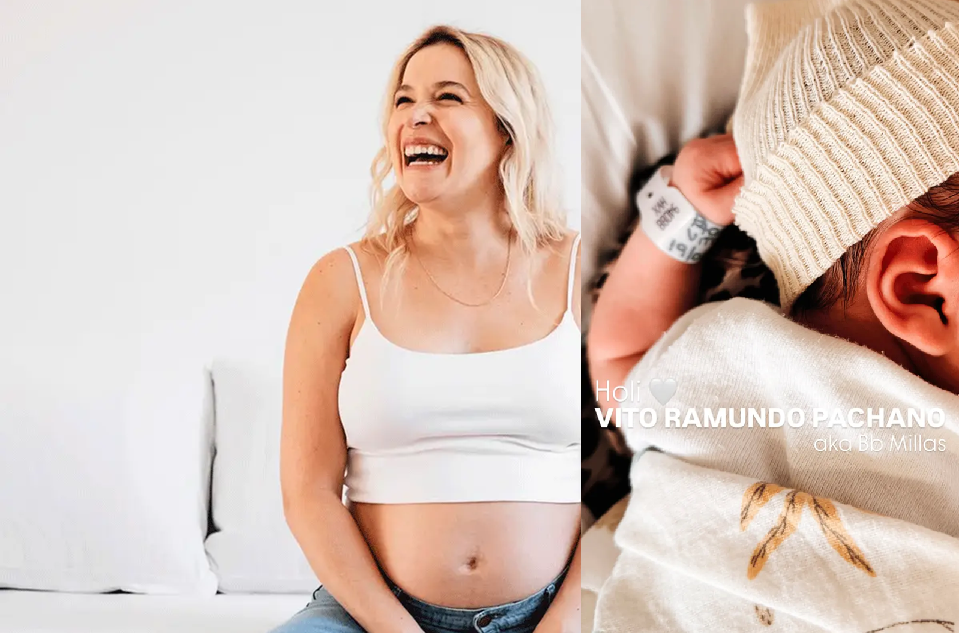 Sofía Pachano fue mamá y compartió la primera foto de su hijo