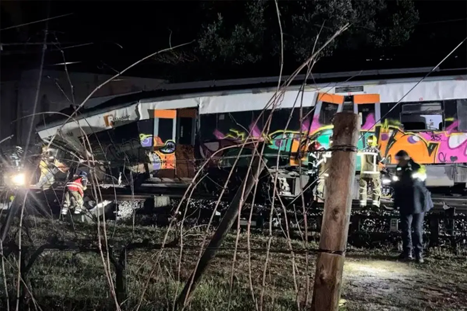 Nuevo accidente de tren en España dejó un muerto y varios heridos