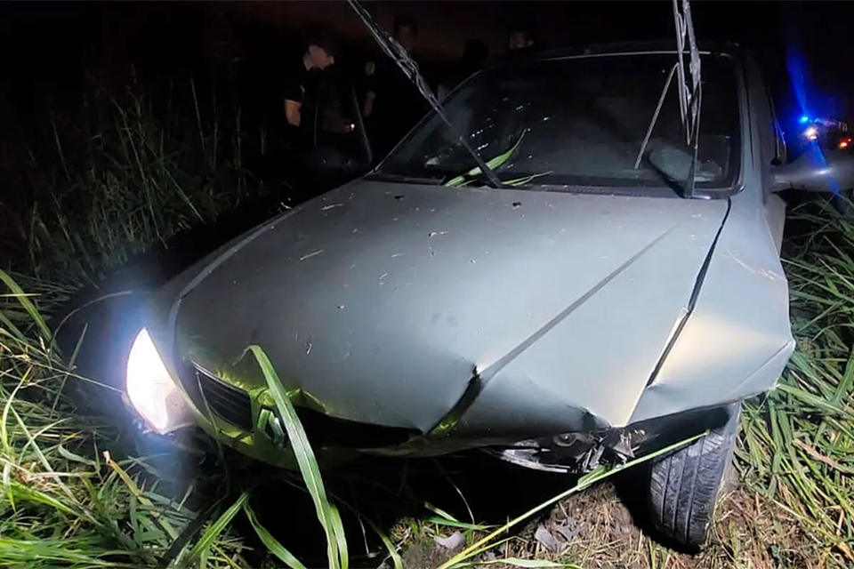Dos jóvenes de Crespo se accidentaron en la Ruta Nacional 131