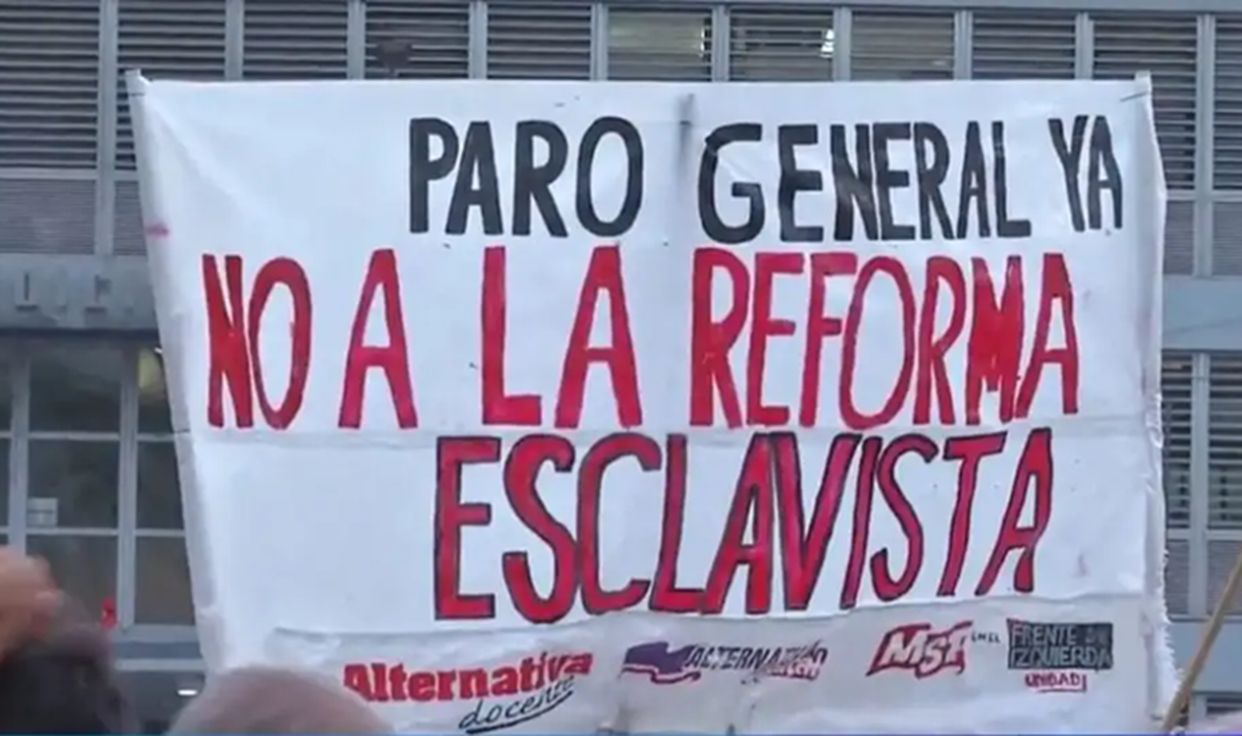 Entre Ríos marchó contra la Reforma Laboral: Nos lleva al Siglo XIX