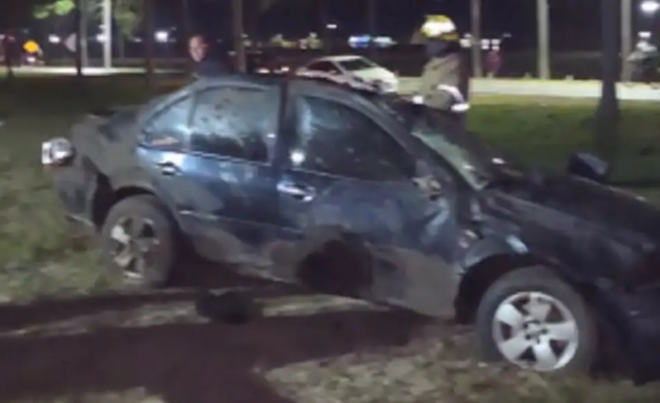 Confirman que hay un policía involucrado en el impactante choque en Federación