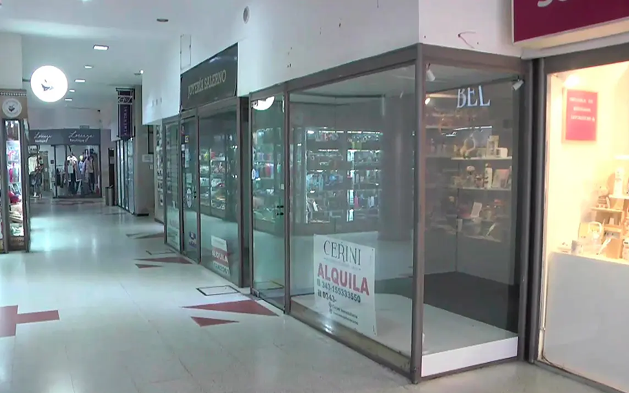 Se profundiza la crisis: cerraron más de 100 locales comerciales en el microcentro de Paraná