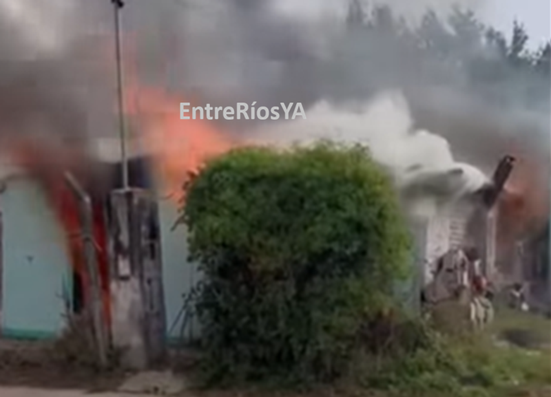 Incendio fatal: Una murió murió calcinada en Gualeguay