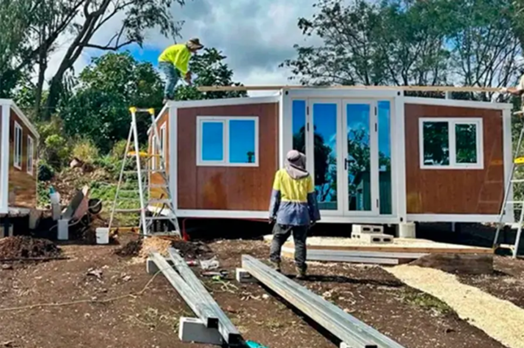 Llegan casas prefabricadas chinas a la Argentina: cuestan USD 1.000 menos por m2