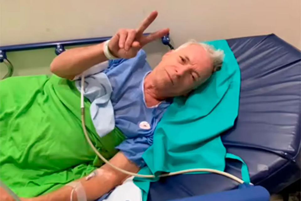 Gerardo Romano hospitalizado: Tuve un varón hermosísimo y pesó 7.400 kg