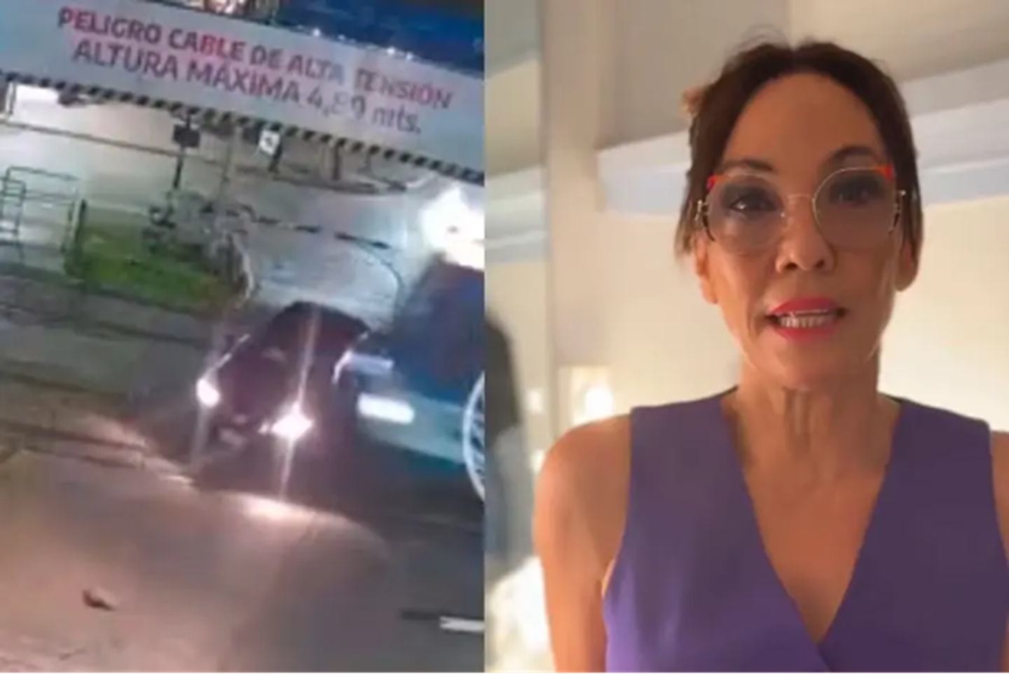 El video del accidente de Ernestina Pais que muestra el momento en que su auto es chocado por un tren